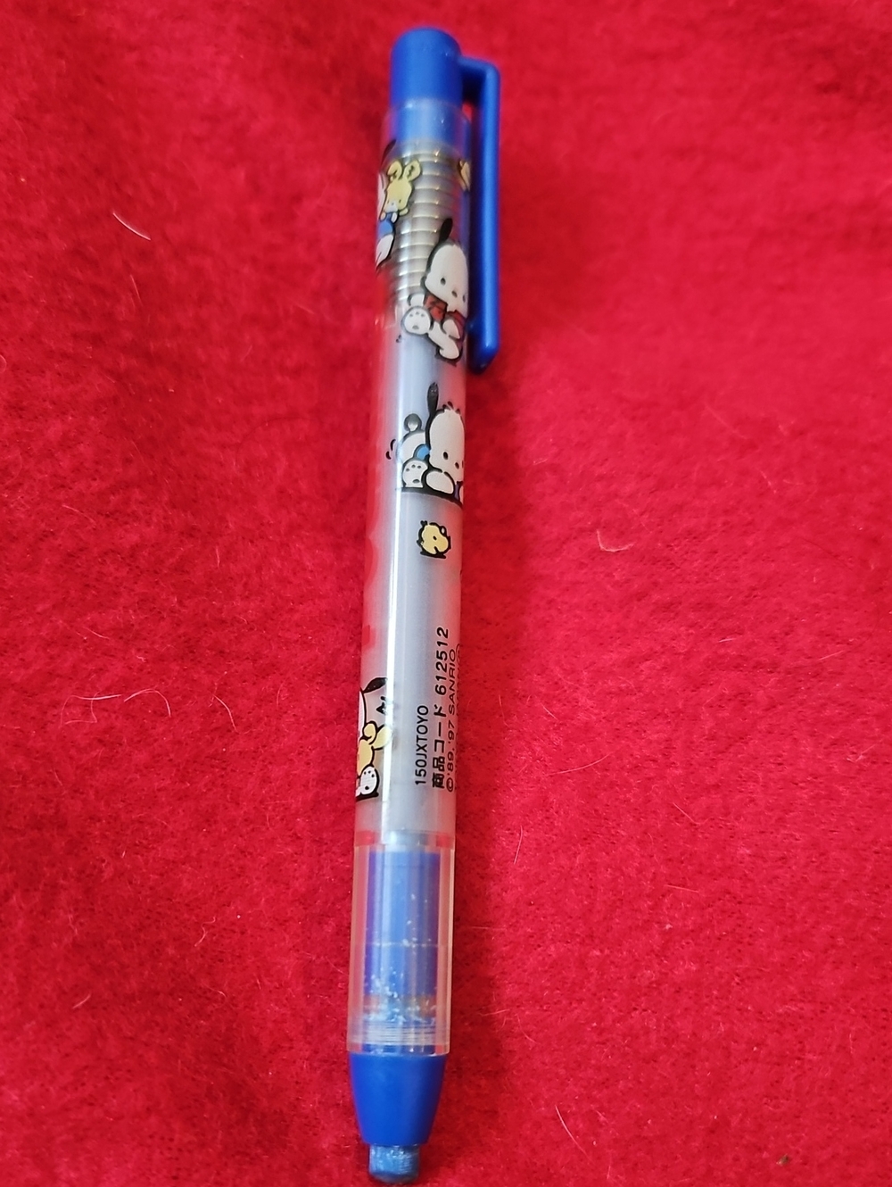 Vintage Rare Sanrio Pochacco Japan Eraser Pen, Works 89,97